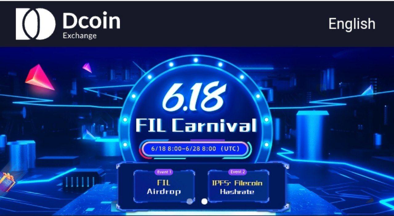 DCoin 618 FIL (Filecoin) Carnival | Daftar dan Dapatkan 0.1 – 1 FIL