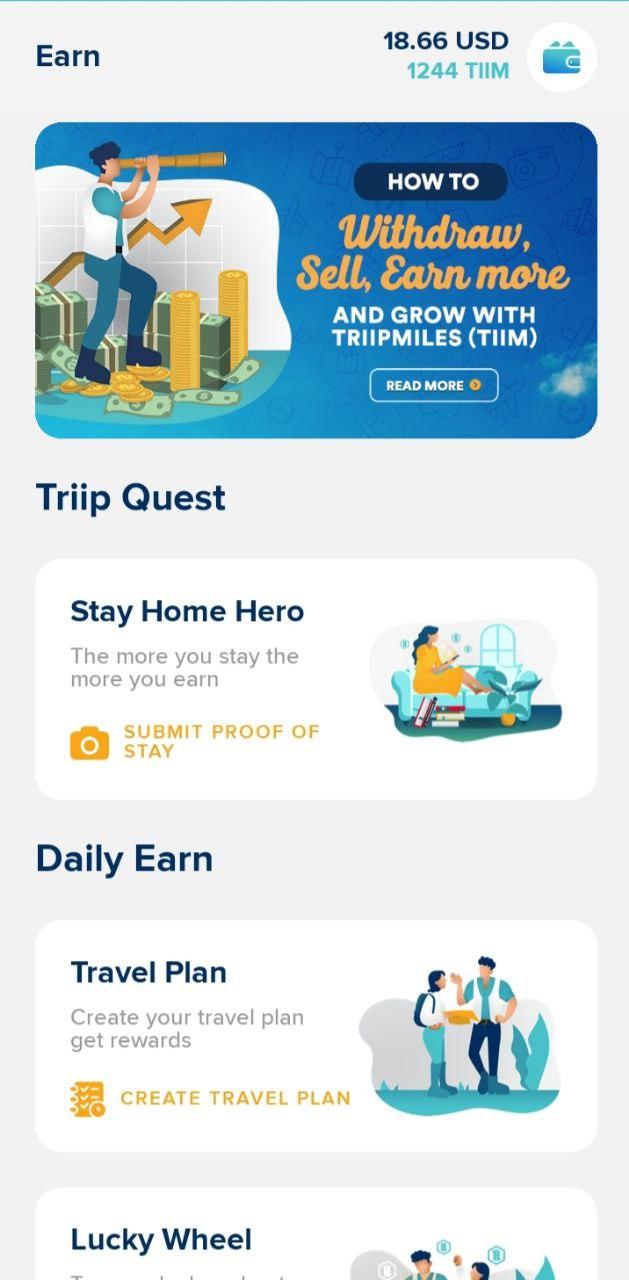 Triipmiles App Airdrop