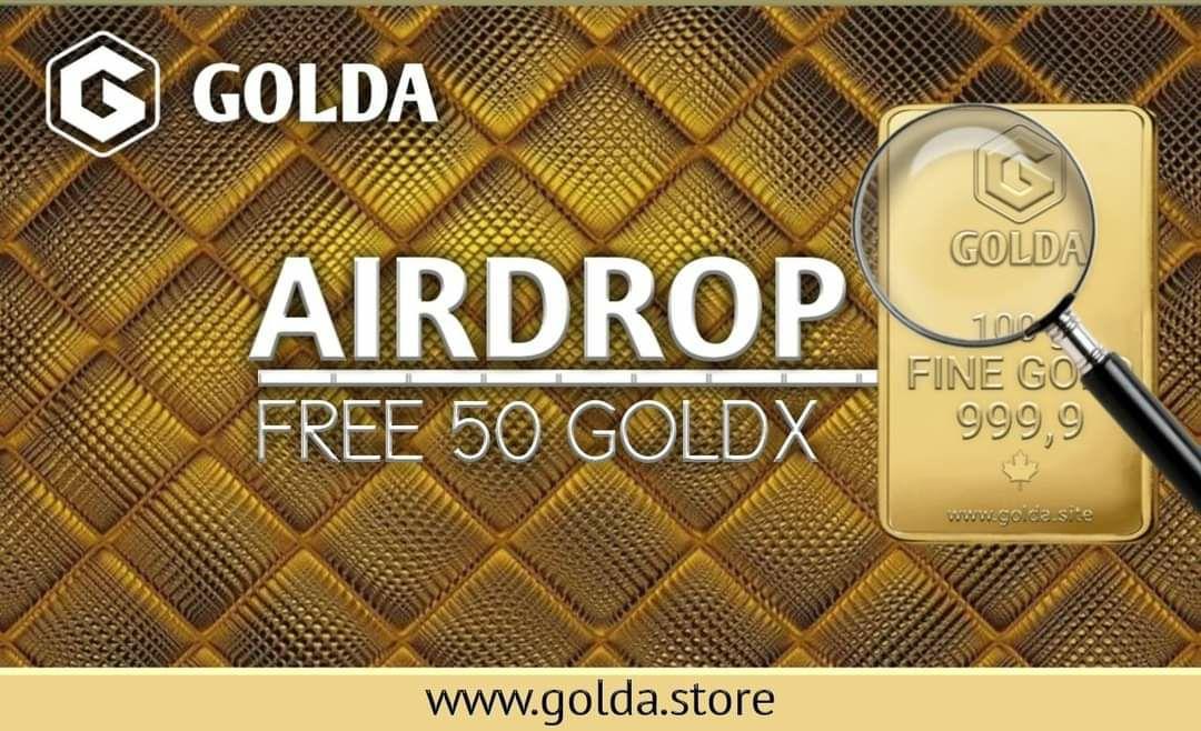 Golda Airdrop | Daftar dan Dapatkan 50 GLDX (~$35)