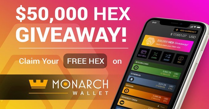 HEX X Monarch Wallet Giveaway