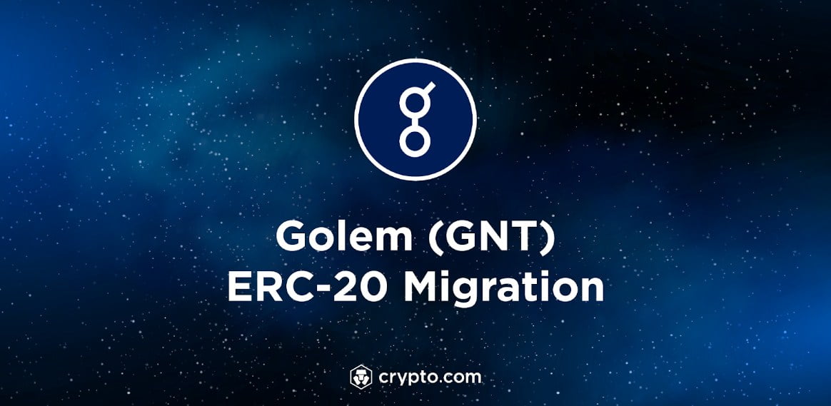 Crypto.com Mendukung Migrasi Golem (GNT) ke ERC-20